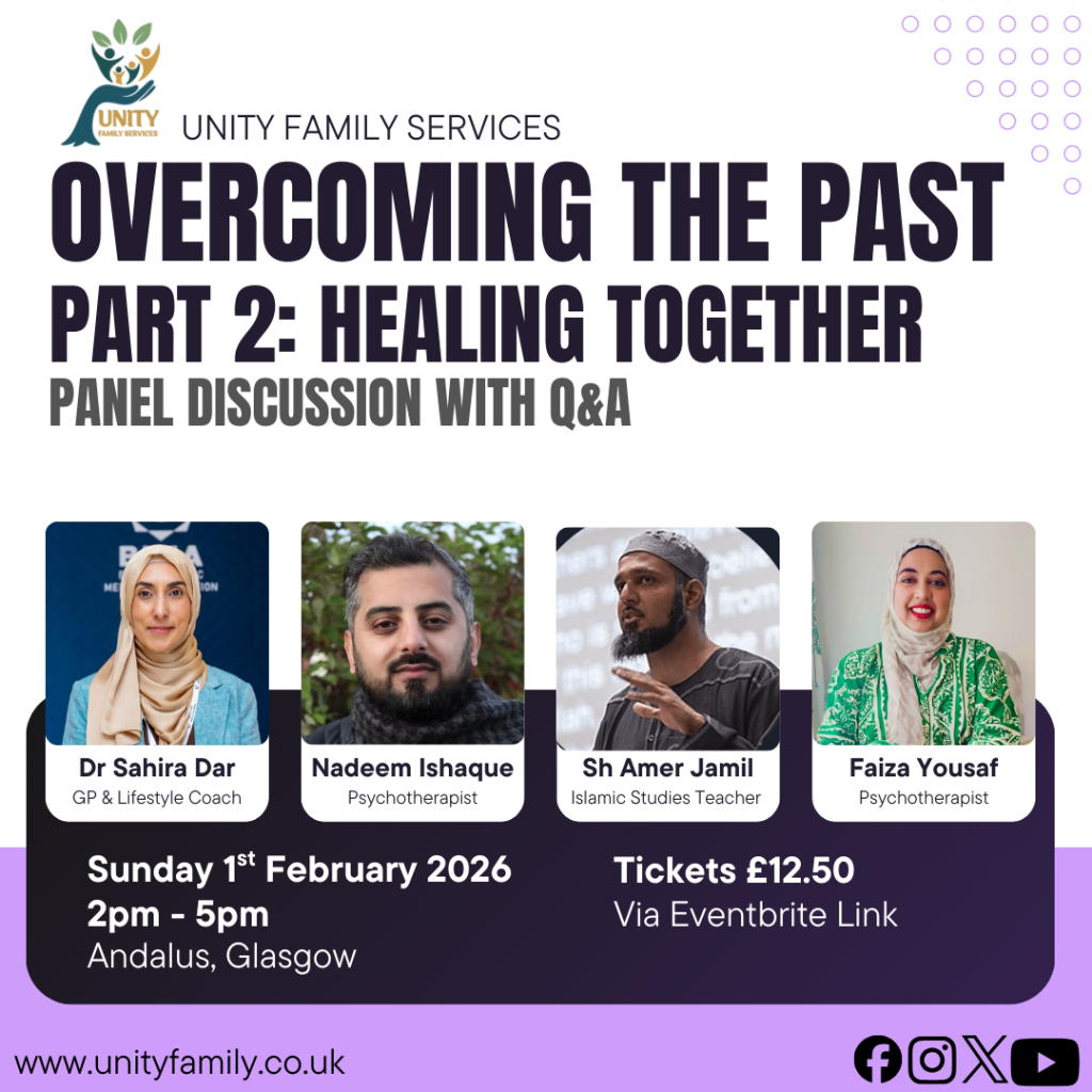 Overcoming The Past Part 2: Healing Together event poster